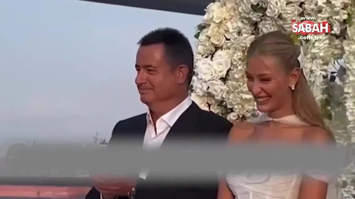 Acun Ilıcalı ve Ayça Çağla Altunkaya’nın düğününden ilk kare geldi! Mutluluğa böyle ‘evet’ dediler!