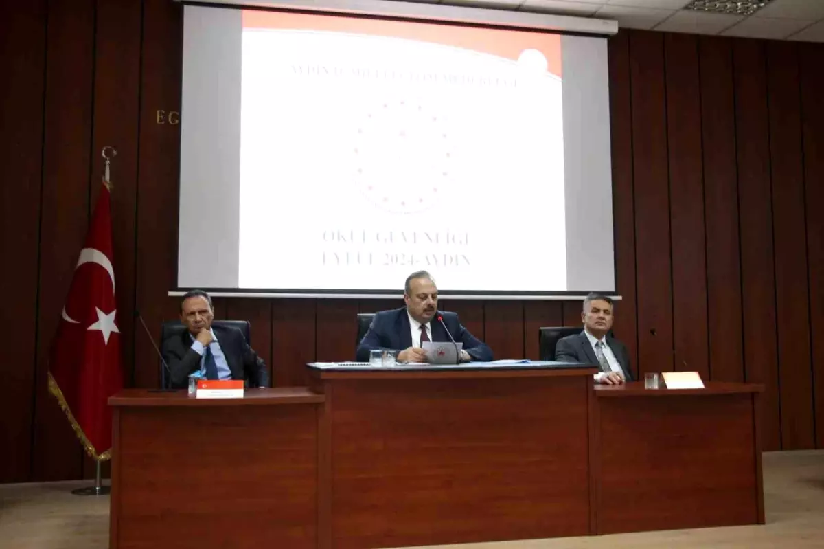 Aydın Valisi Yakup Canbolat Başkanlığında Okul Güvenliği Toplantısı Düzenlendi