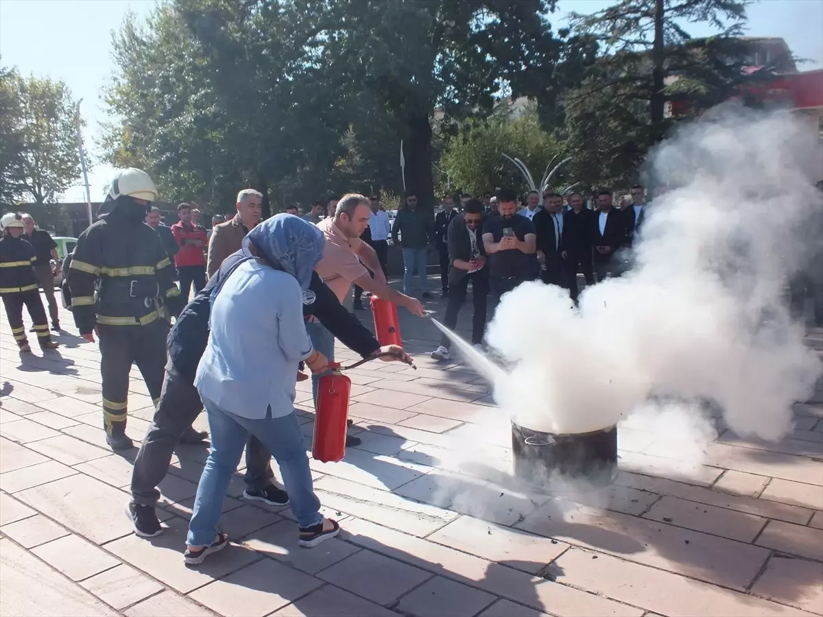 Yangın Tatbikatı Gerçekleştirildi