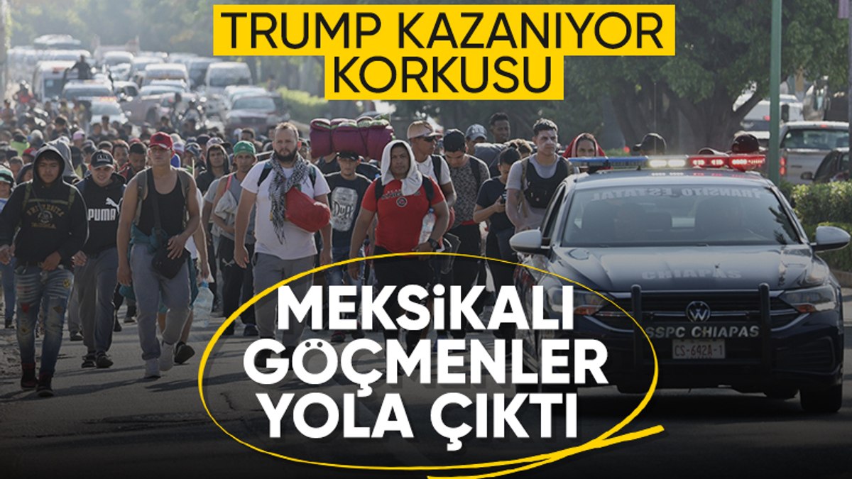 ABD’de seçim: Meksika’dan 2 bin 500 kişilik göçmen yola çıktı