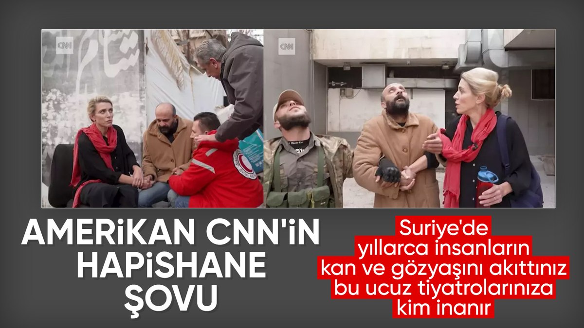Amerikan CNN’den Suriye’de hapishane tiyatrosu