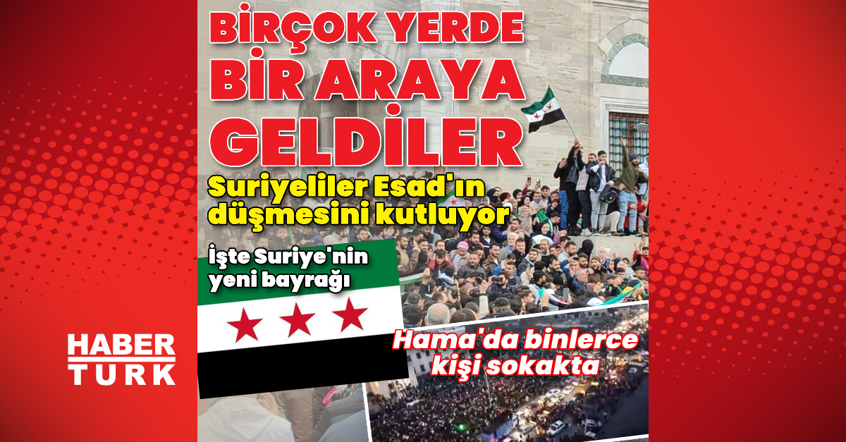 Suriyeliler Esad’ın düşmesini kutluyor