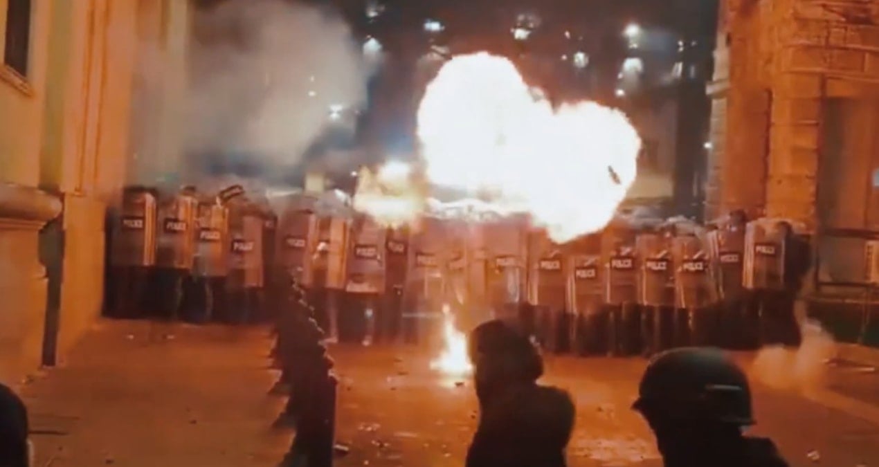 Cumhurbaşkanı’nı kim yanılttı? Gürcistan’daki eylem Saraçhane eylemi diye paylaşıldı